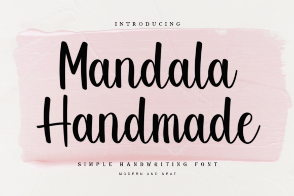 Preview of Mandala Handmade Font