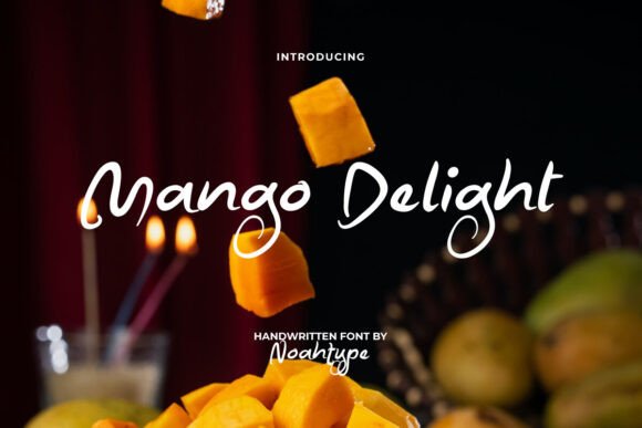 Preview of Mango Delight Font