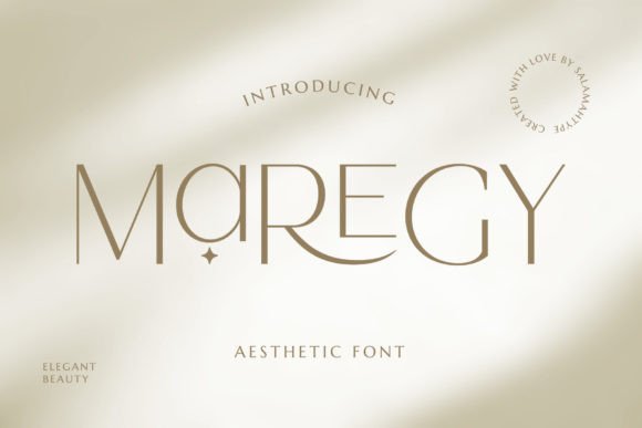 Preview of Maregy Font