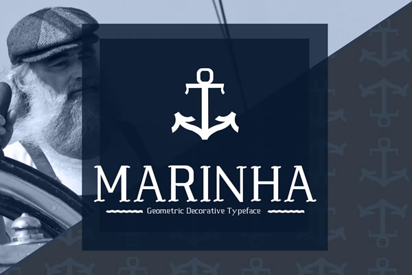 Preview of Marinha Font