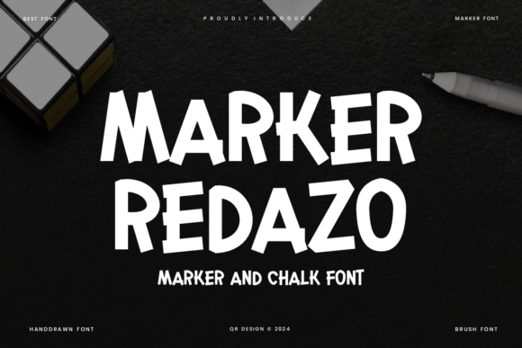 Preview of Marker Redazo Font