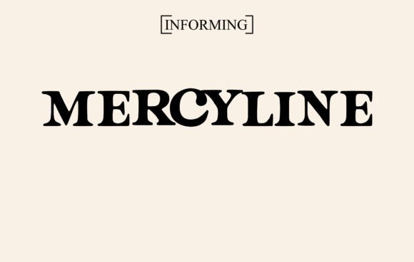 Preview of Mercyline Font