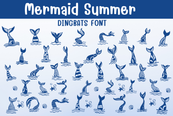 Preview of Mermaid Summer Font