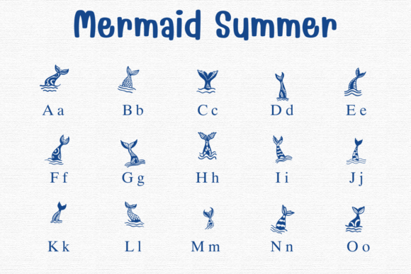 Thumbnail 2 of Mermaid Summer Font