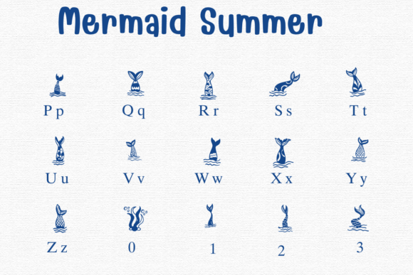 Thumbnail 3 of Mermaid Summer Font