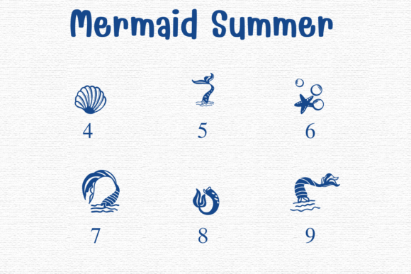 Thumbnail 4 of Mermaid Summer Font