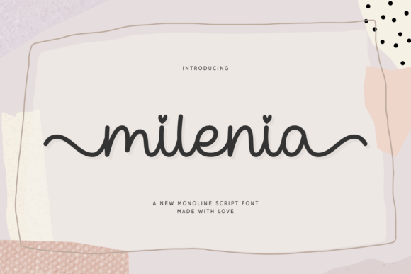 Preview of Milenia Font