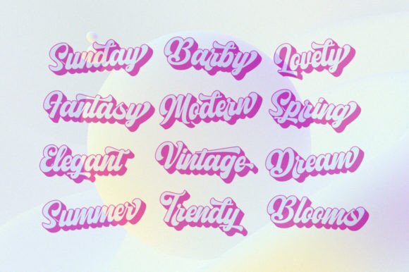 Thumbnail 2 of Mitona Vintage Font