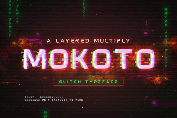Main preview of Mokoto Font