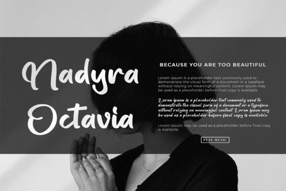 Thumbnail 3 of Monella Cattresh Font