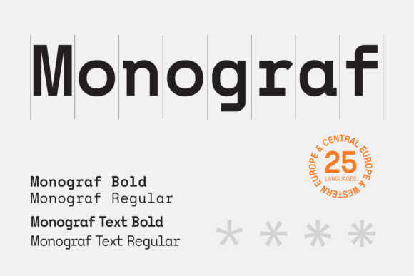 Preview of Monograf Font