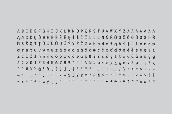 Thumbnail 2 of Monograf Font
