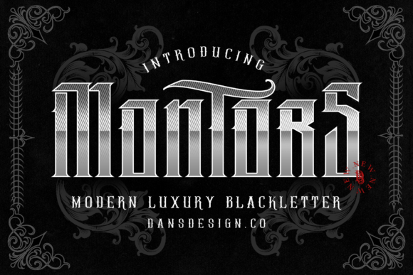 Preview of Montors Font