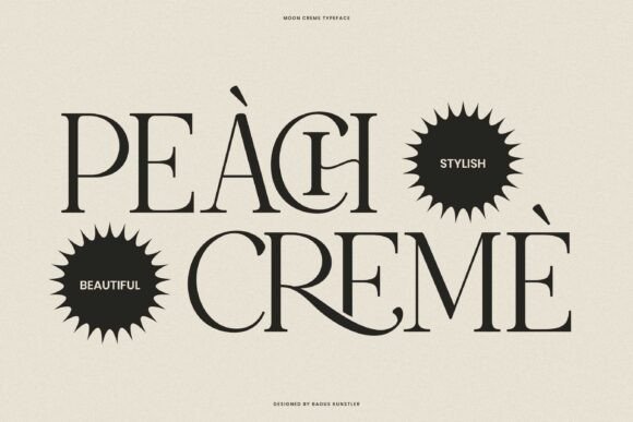 Thumbnail 2 of Moon Creme Font