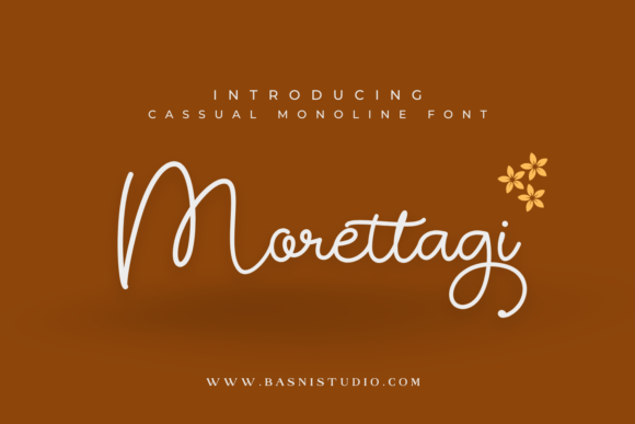 Main preview of Morettagi Font