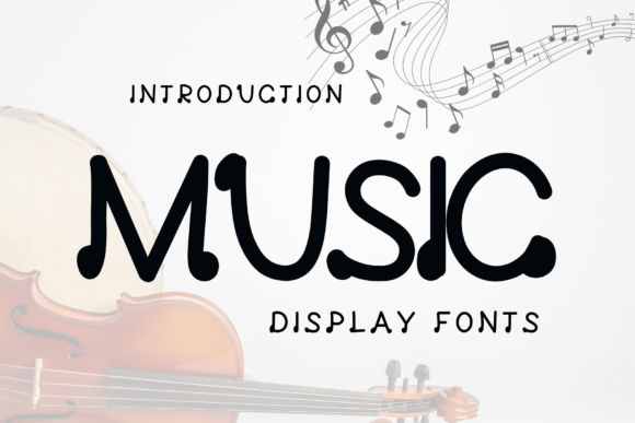 Main preview of Music Font