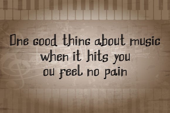 Thumbnail 2 of Musical Tone Font
