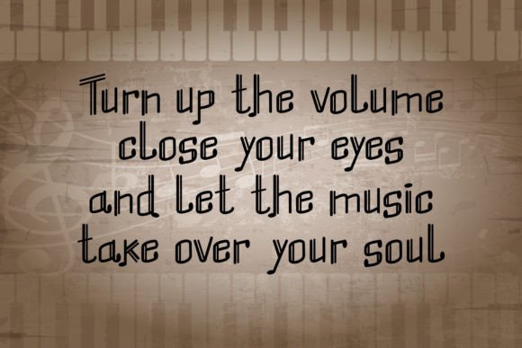 Thumbnail 3 of Musical Tone Font