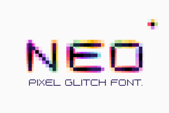 Preview of Neo Pixel Font