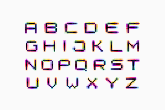 Thumbnail 2 of Neo Pixel Font