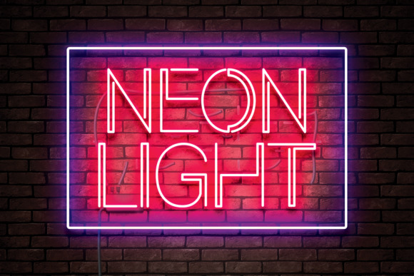 Thumbnail 2 of Neon Light Font