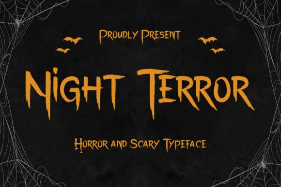Preview of Night Terror Font