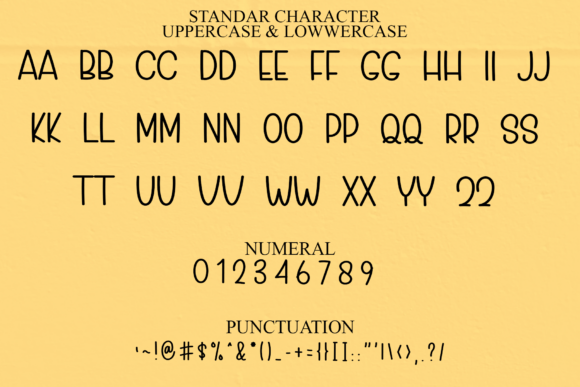 Thumbnail 3 of Notes Retro Font