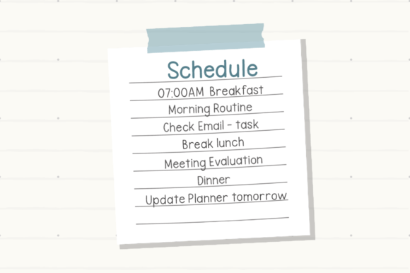 Thumbnail 3 of Notes Schedule Font
