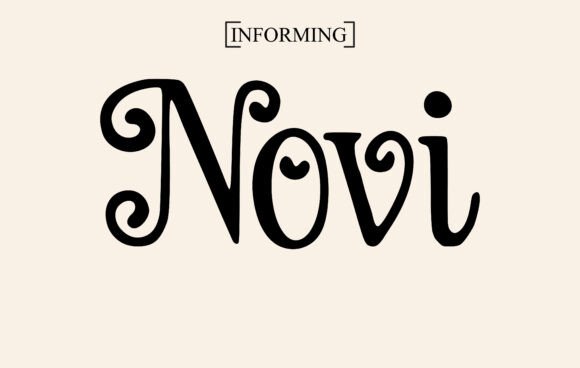 Preview of Novi Font