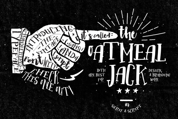 Preview of Oatmeal Jack Font