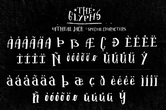 Thumbnail 2 of Oatmeal Jack Font
