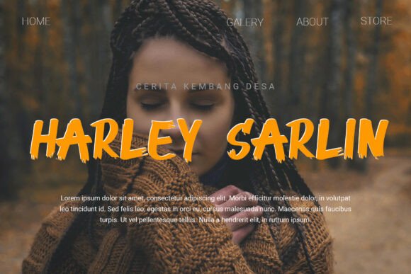 Thumbnail 3 of Oke Brush Font