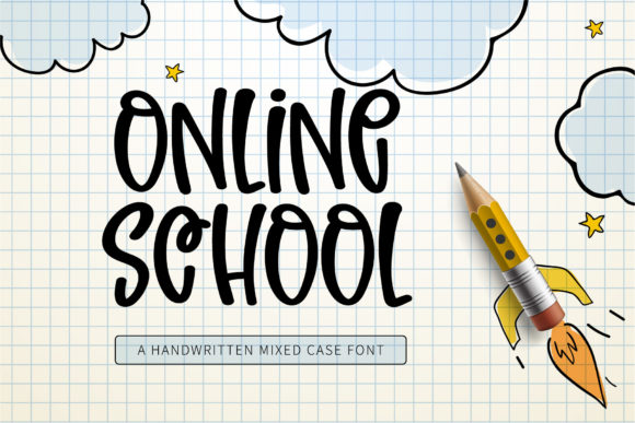 Preview of Online School Font