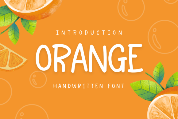 Preview of Orange Font