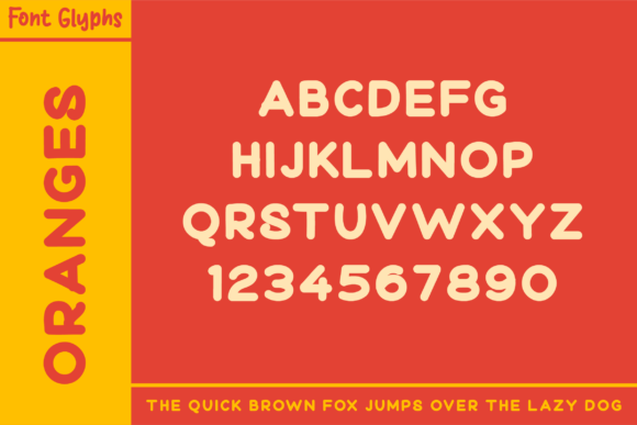 Thumbnail 4 of Oranges Font
