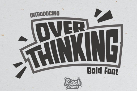 Preview of Over Thinking Font