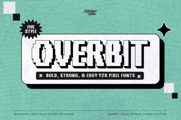 Preview of Overbit Font