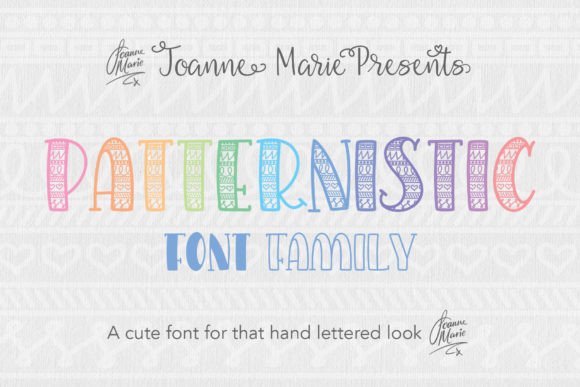 Preview of Patternistic Font