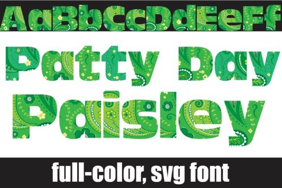 Preview of Patty Day Paisley Font