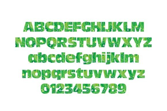 Thumbnail 2 of Patty Day Paisley Font