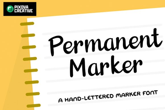 Preview of Permanent Marker Font