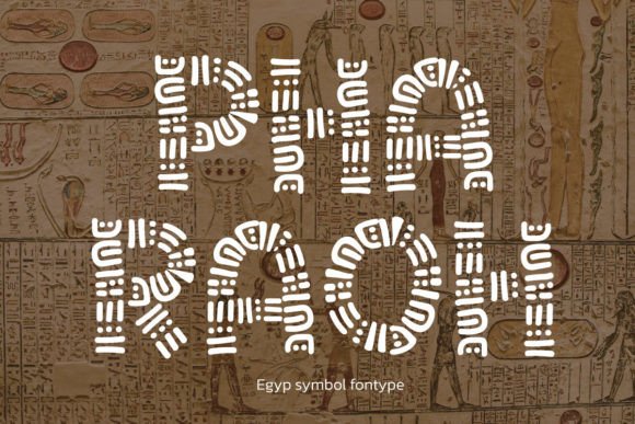 Main preview of Pharaoh Font