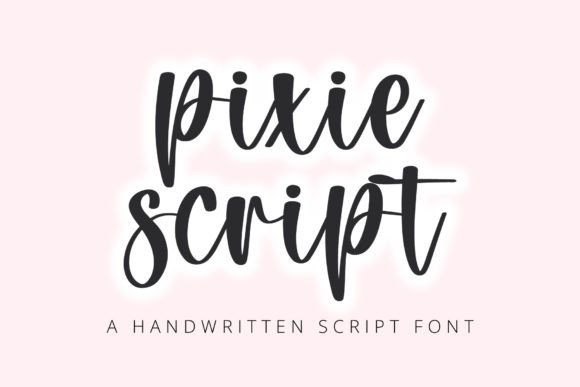 Preview of Pixie Script Font
