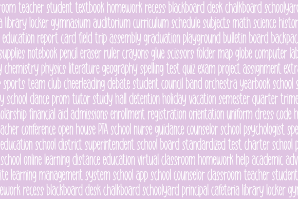 Thumbnail 2 of Planning Weekend Font