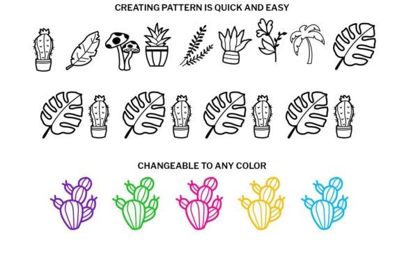 Thumbnail 3 of Plant Doodle Font