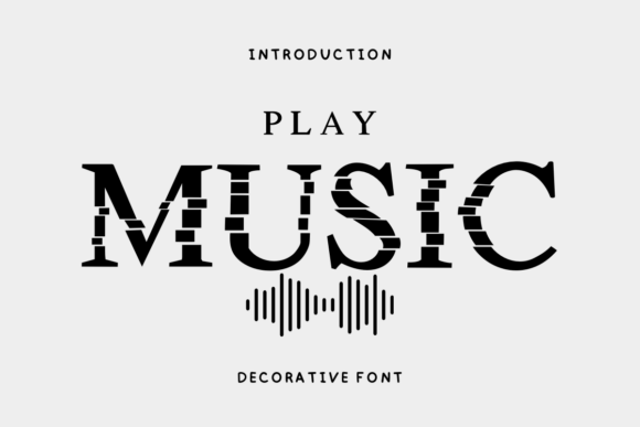 Preview of Play Music Font