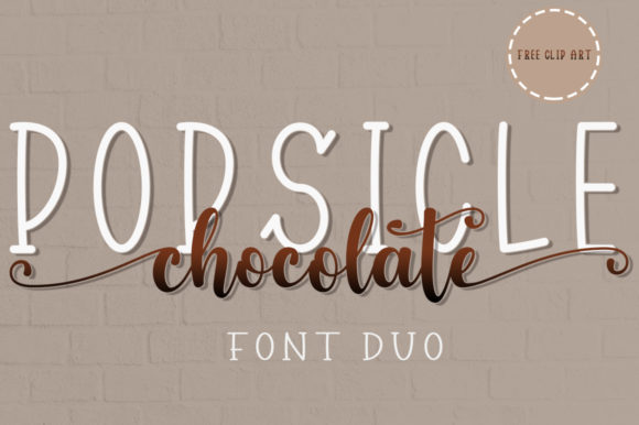 Preview of Popsicle Chocolate Font
