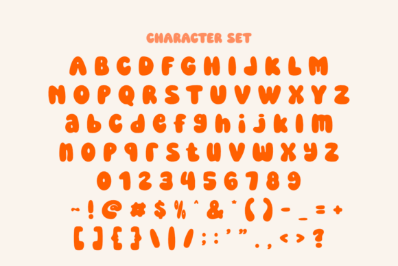 Thumbnail 2 of Pretty Bubble Font