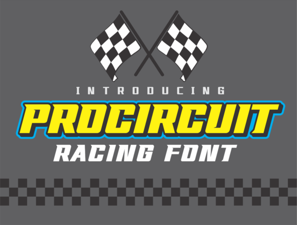 Preview of Pro Circuit Font