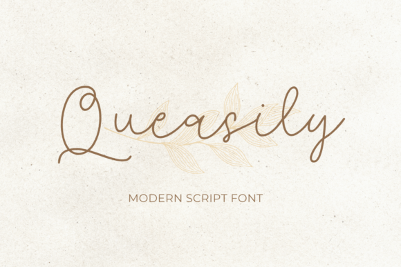 Preview of Queasily Font
